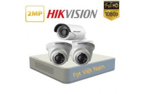Trọn bộ 3 camera HIKVISON 2.0mp