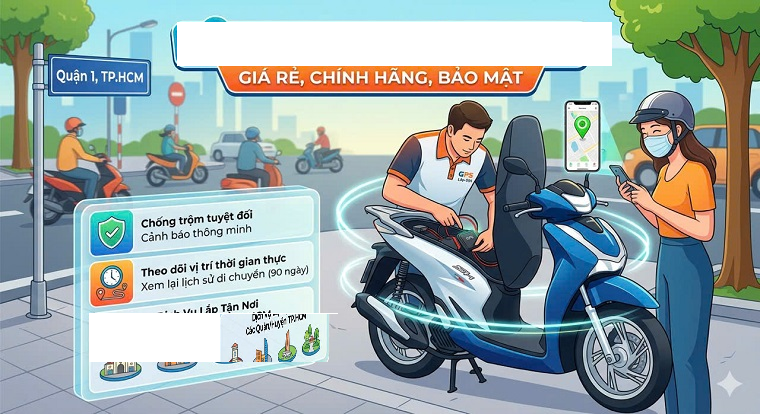 lắp định vị xe máy tại cà mau
